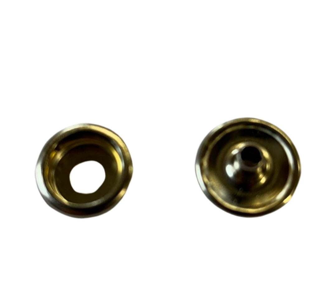 Press Stud Dome and Spring (Pack of 10) Trimming Fittings JB Marine Sales