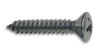 8 x 5/8" Rsd Pozi-Csk Self Tapping Screws A4 (Pack of 10) Pre Pack Bolt Nut Washer JB Marine Sales