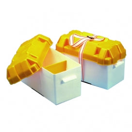 Battery Box Large Yellow 200x410x200mm Electrical JB Marine Sales