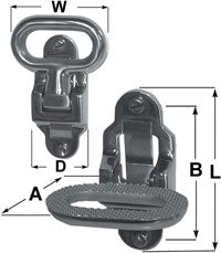 Folding Step Fixtures and Fittings JB Marine Sales