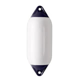 Polyform F5 Fender 775mm(L) X 290mm(D) White/Blue Top Fenders JB Marine Sales