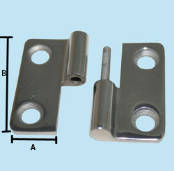 Small Lift Off Hinge (Right Hand) 37mm x 37mm Fixtures and Fittings JB Marine Sales