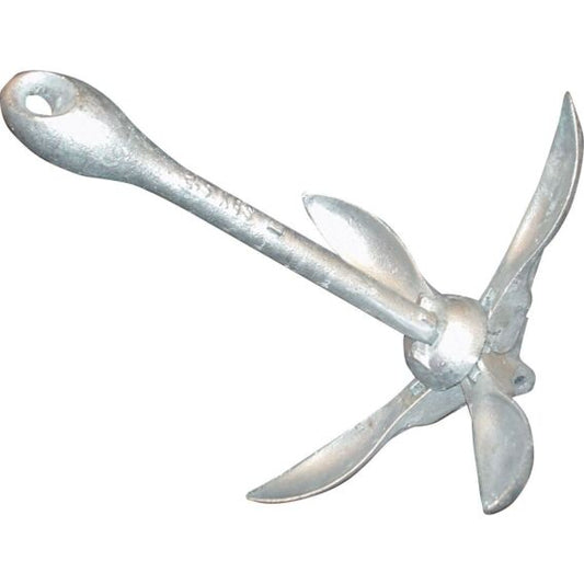 Grapnel Anchor - Hot Dip Galvanised 2.5KG Anchors JB Marine Sales