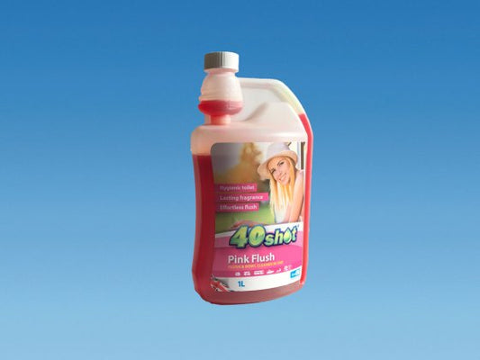 Pro Shot 40 Shot Pink Toilet Rinse 1L Plumbing JB Marine Sales