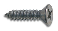 10 x 2" Pozi-Csk Self Tapping Screws A4 (Pack of 10) Pre Pack Bolt Nut Washer JB Marine Sales