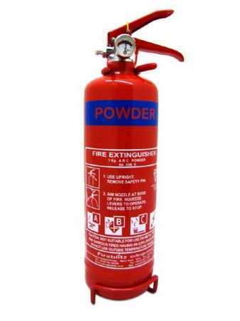 Fire Extinguisher ABC Dry Powder 1kg Safety JB Marine Sales