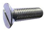 M5 x 50mm Slotted Countersunk Machine Screws Sold Each