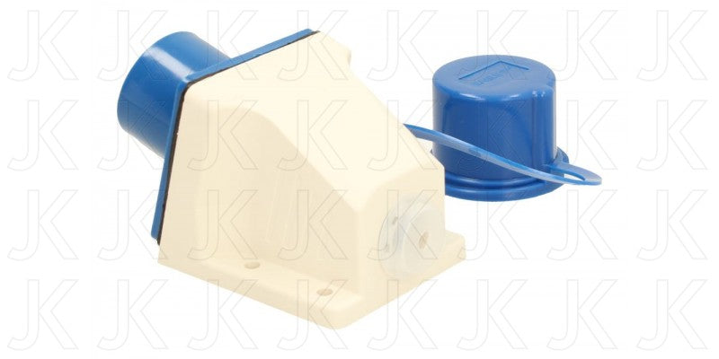 Mains Angled Inlet Surfaced Mounted Hook Up Adaptor (240v/16a) Electrical JB Marine Sales
