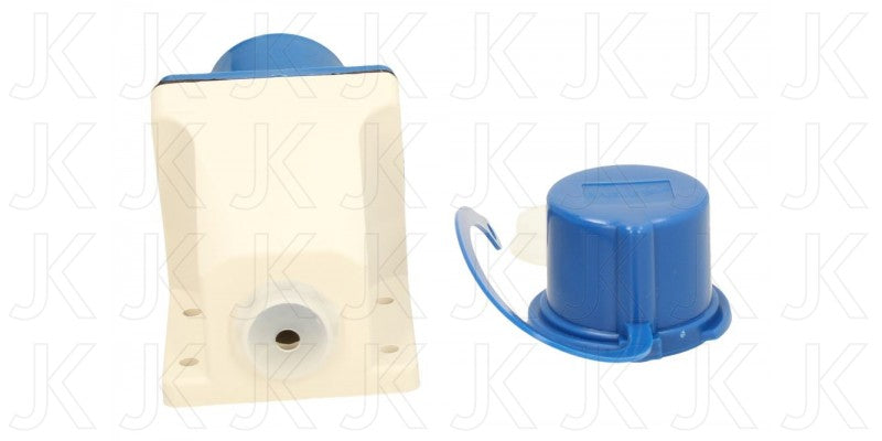 Mains Angled Inlet Surfaced Mounted Hook Up Adaptor (240v/16a) Electrical JB Marine Sales
