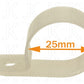 Nylon P Clip (25mm) Sold Each Electrical JB Marine Sales