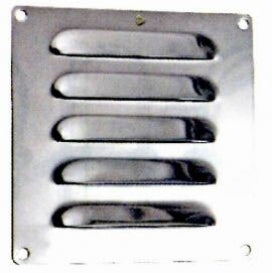 Stainless Steel Louvered Vent 120x120mm Vents JB Marine Sales