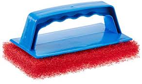 Star Brite Scrub Pad with Handle (Medium) (Red) Cleaning JB Marine Sales